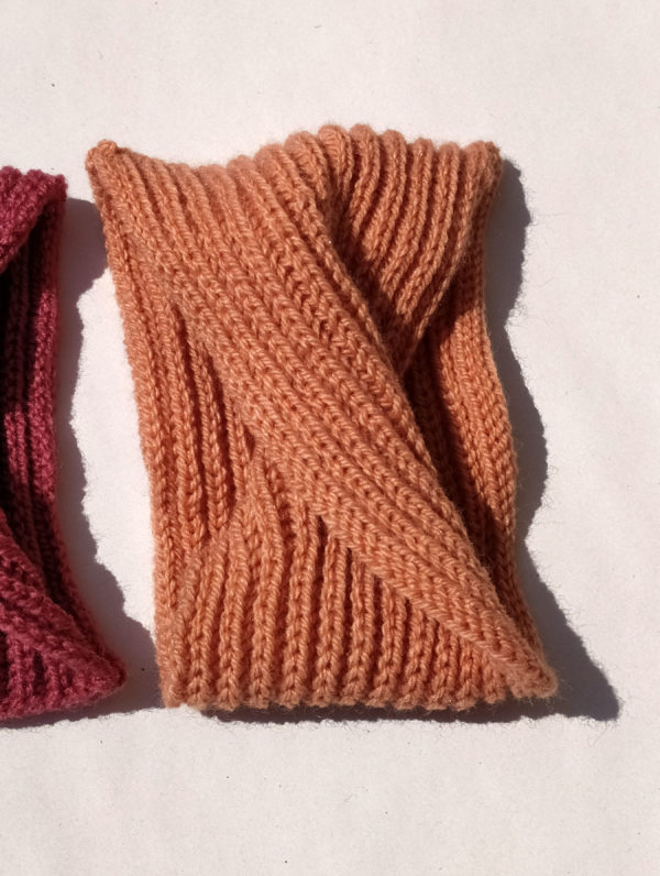 Tour de tête élastique pour enfant en bas âge. Achat en ligne sur mon site charlotte-tricote.fr