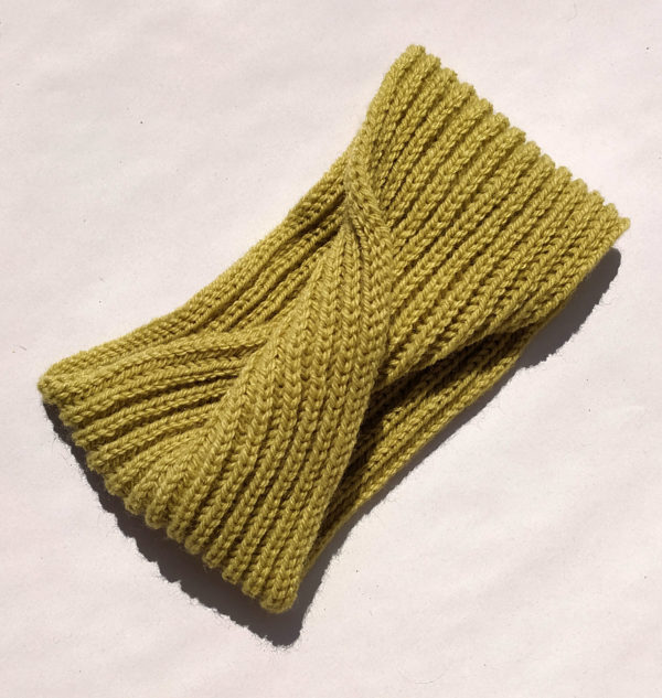 tour de tête vert anis original pour enfant.