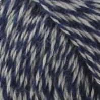 bleu chiné mélange laine